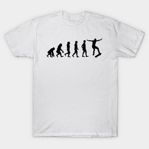 Evolution of Skateboarder Skateboarding Funny Gifts T-Shirt by chrizy1688